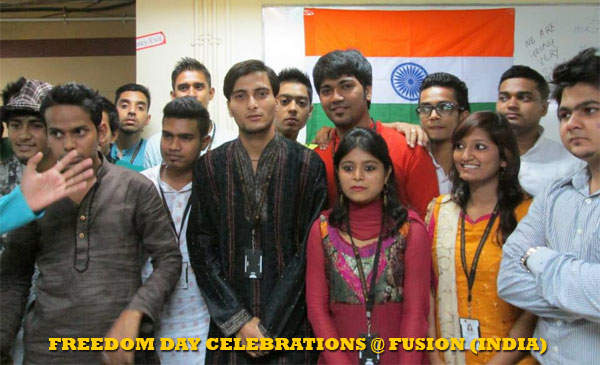 Freedom Day Celebration at Fusion CX (India)