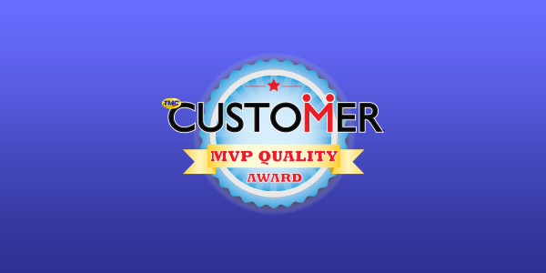 2016 MVP Quality Award Presented By CUSTOMER Magazine