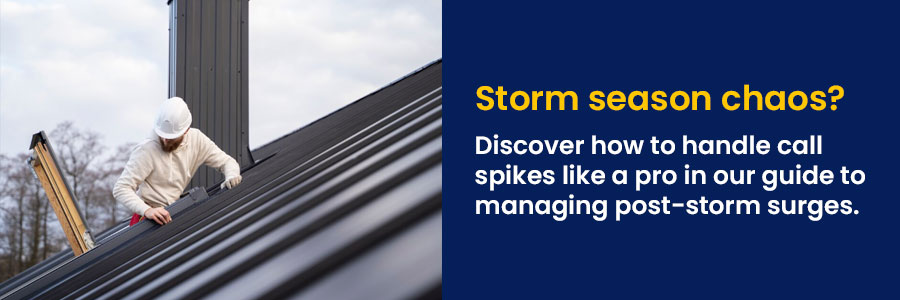 Storm season chaos Discover how to handle call spikes like a pro in our guide to managing post-storm surges.