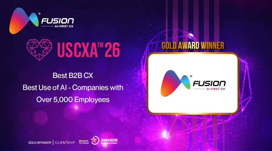 Fusion CX Named Winner of Two Gold Awards at the US Customer Experience Awards 2026