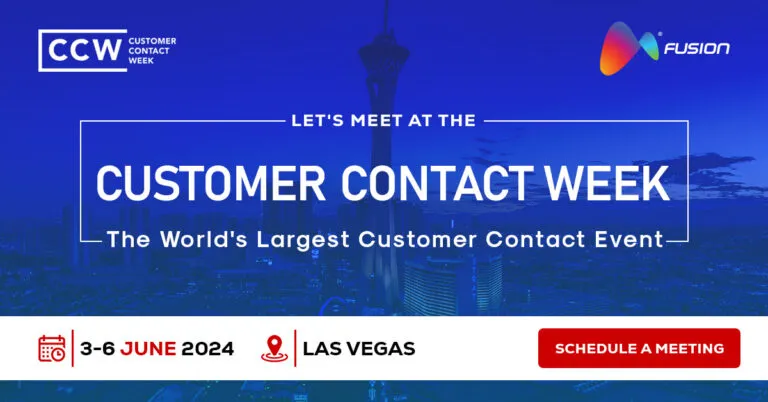 Let's meet at Customer Contact Week, 3-6 June 2024, Las Vegas