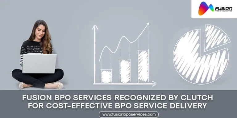 Fusion BPO Services recognized by Clutch for cost-effective BPO service delivery