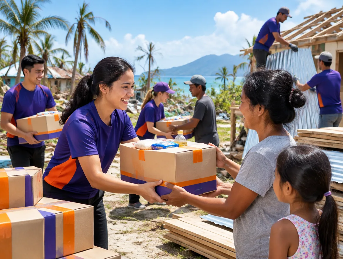 PHP 1 million pledge for Typhoon Rai relief