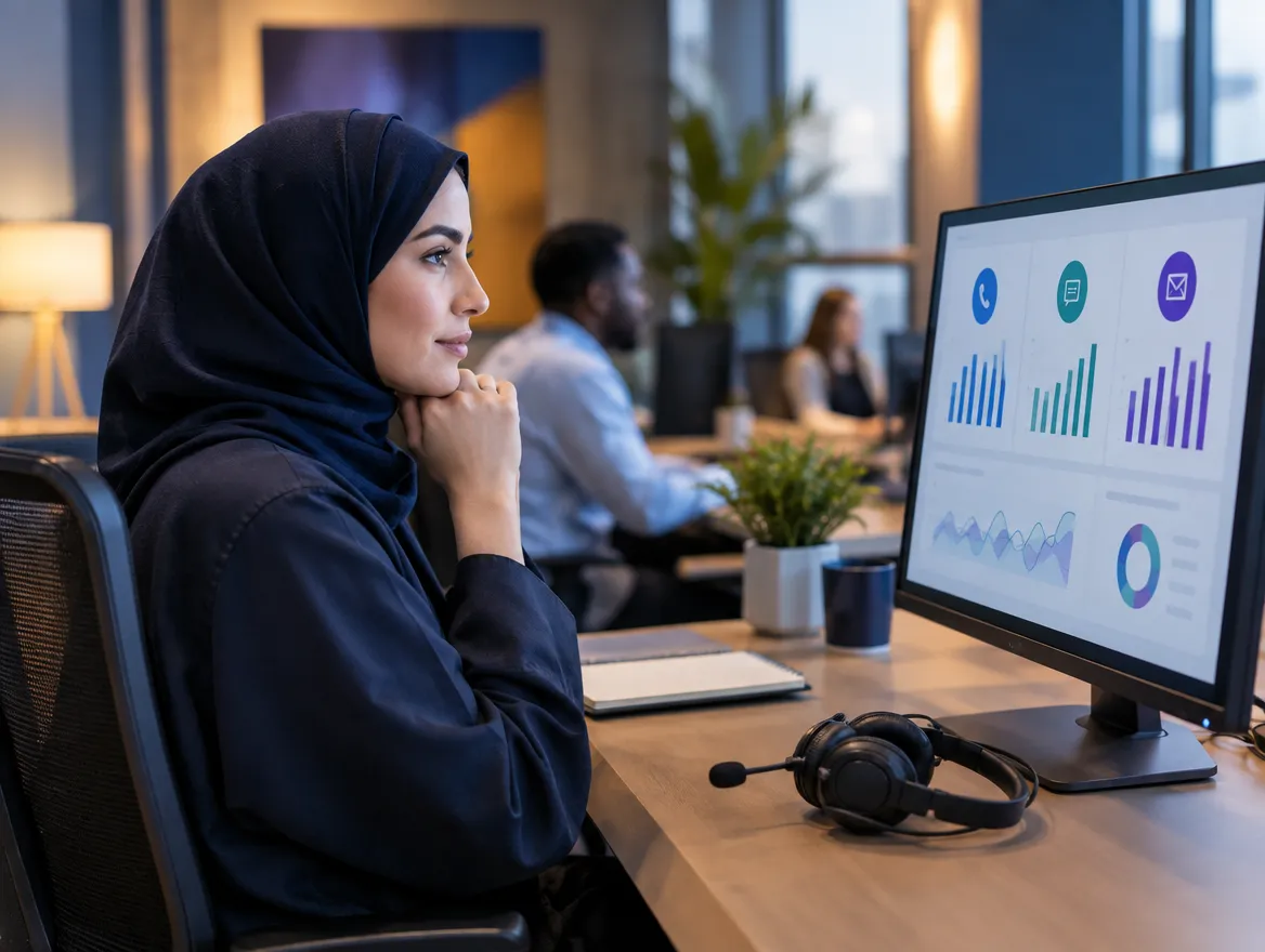 Analyst reviewing payments dashboards on a monitor