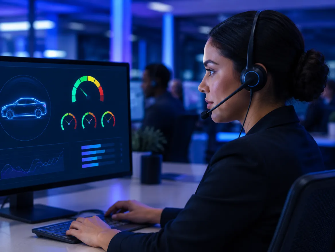 Auto loan collections agent using predictive delinquency scores during a borrower call