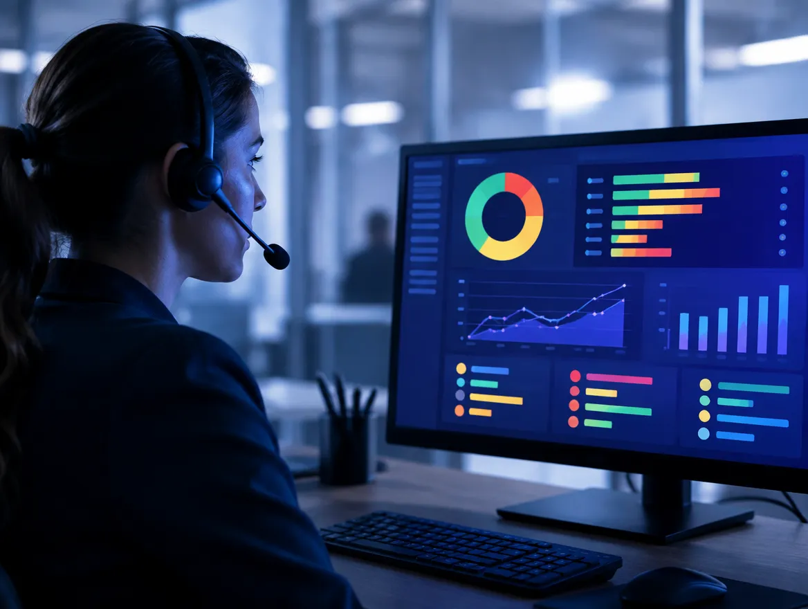 Collections agent reviewing AI-driven account prioritization on screen