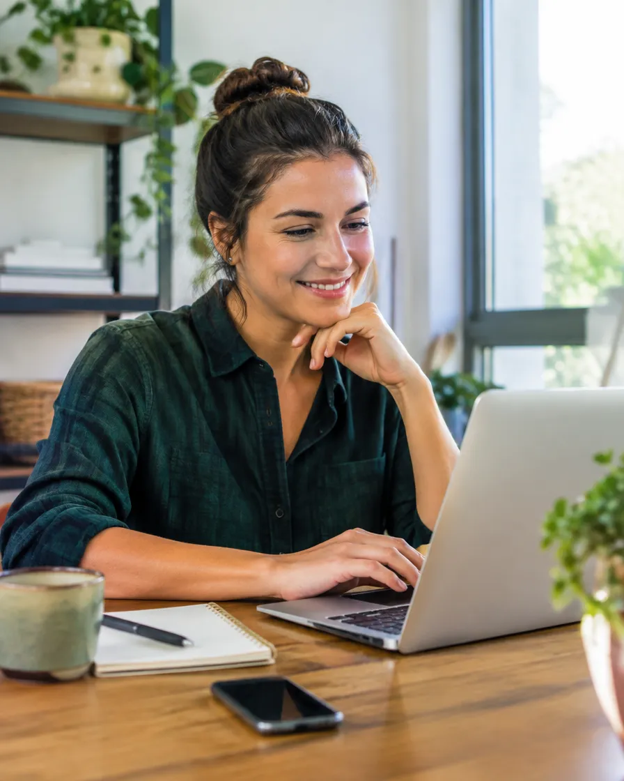 New customer confidently using a product after guided onboarding