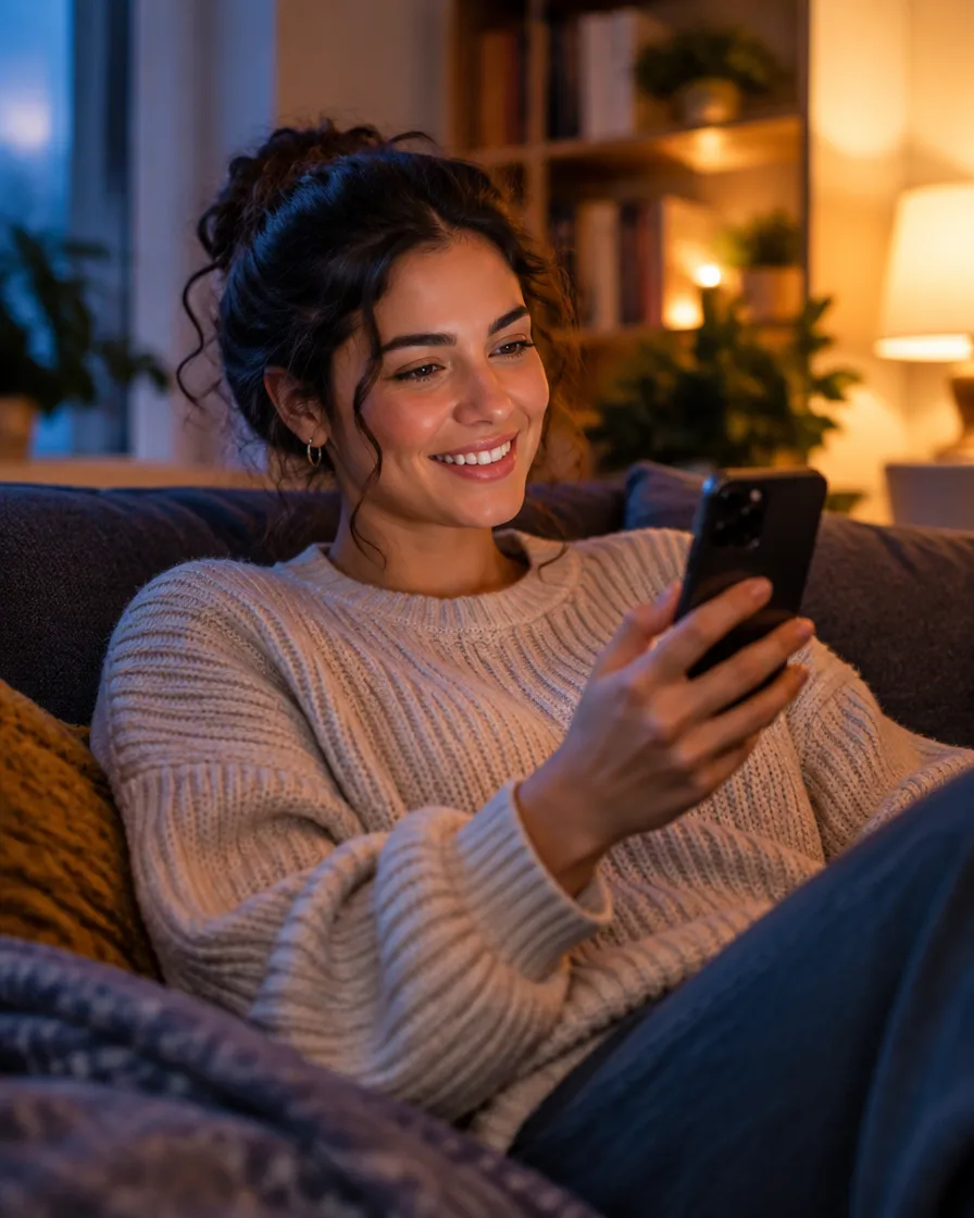 Bilingual agent helping a customer by phone while switching between languages on screen